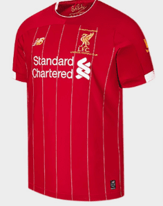 New Balance Liverpool Fc 19 20 Home Champions Shirt 20 Pre Or Rot Jd Sports