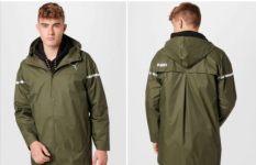 Puma Funktions- und Regenjacke in Dunkelgrün für 34,90 € inkl. Versand (statt 95,00 €)