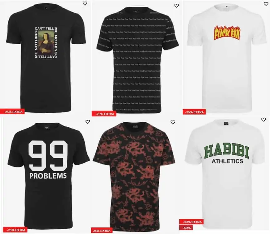 Mister Tee Herren Shirts – ab 6,93 € inkl. Versand statt 15,58 €