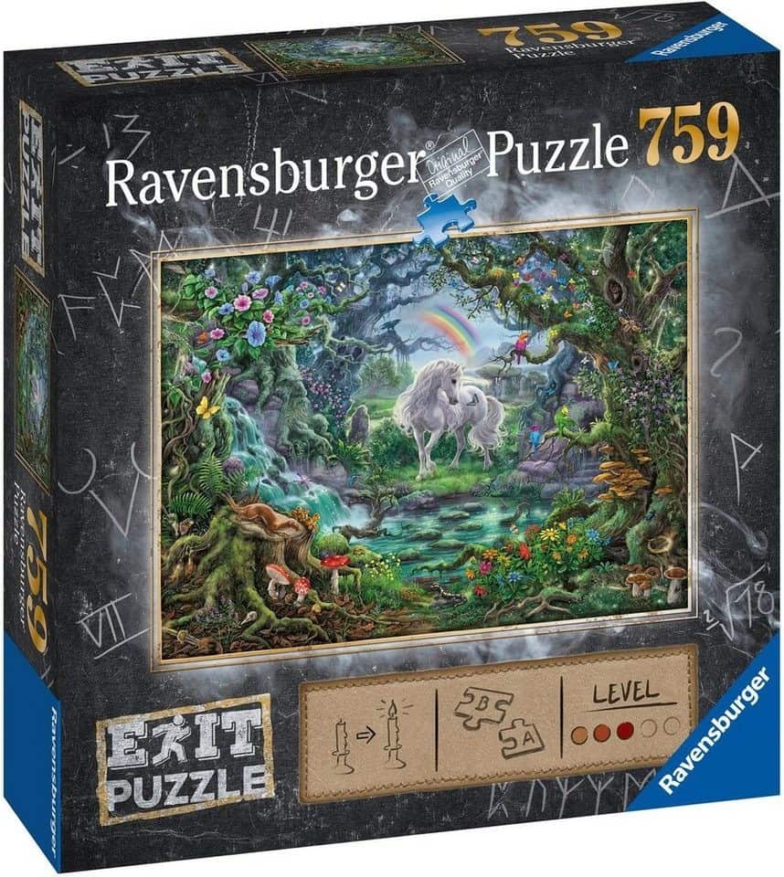 Ravensburger EXIT Puzzle 15030 - Einhorn (759 Teile) - für 6,97 € [Prime] statt 12,28 €