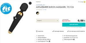 Aufladbarer Silikon Massager e1661547659434