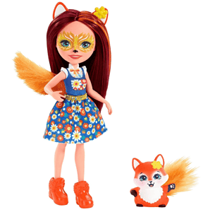 Enchantimals FXM71 - Felicity Fox Puppe & Flick-Figur für 3,58 € inkl. Prime Versand (statt 9,99 €)