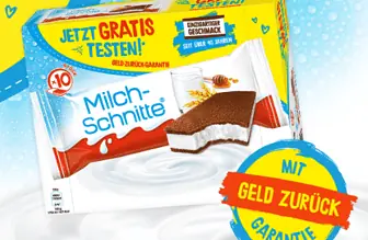 Gratis testen: Milchschnitte 10er Pack – 100 % Cashback