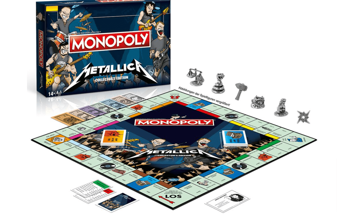 Monopoly Metallica 🤘 Edition für 32,94 € inkl. Versand (statt 49,00 €)