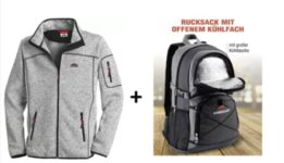 Stubai Strick Fleecejacke gratis Nordcap Rucksack