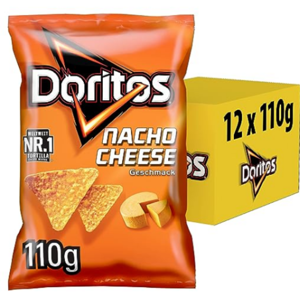 Doritos Nacho Cheese Tortilla Nachos Mit KÃ¤se Geschmack Herzhafter Snack Zum Knabbern Aus Mais X G Amazon De Lebensmittel GetrÃ¤nke