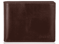 Fossil Herren Derrick Leder Bifold Geldbörse für 25,58 € inkl. Prime Versand (statt 36,30 €)