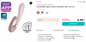 Satisfyer Heat Wave Bluetooth Rabbit e1650208756605