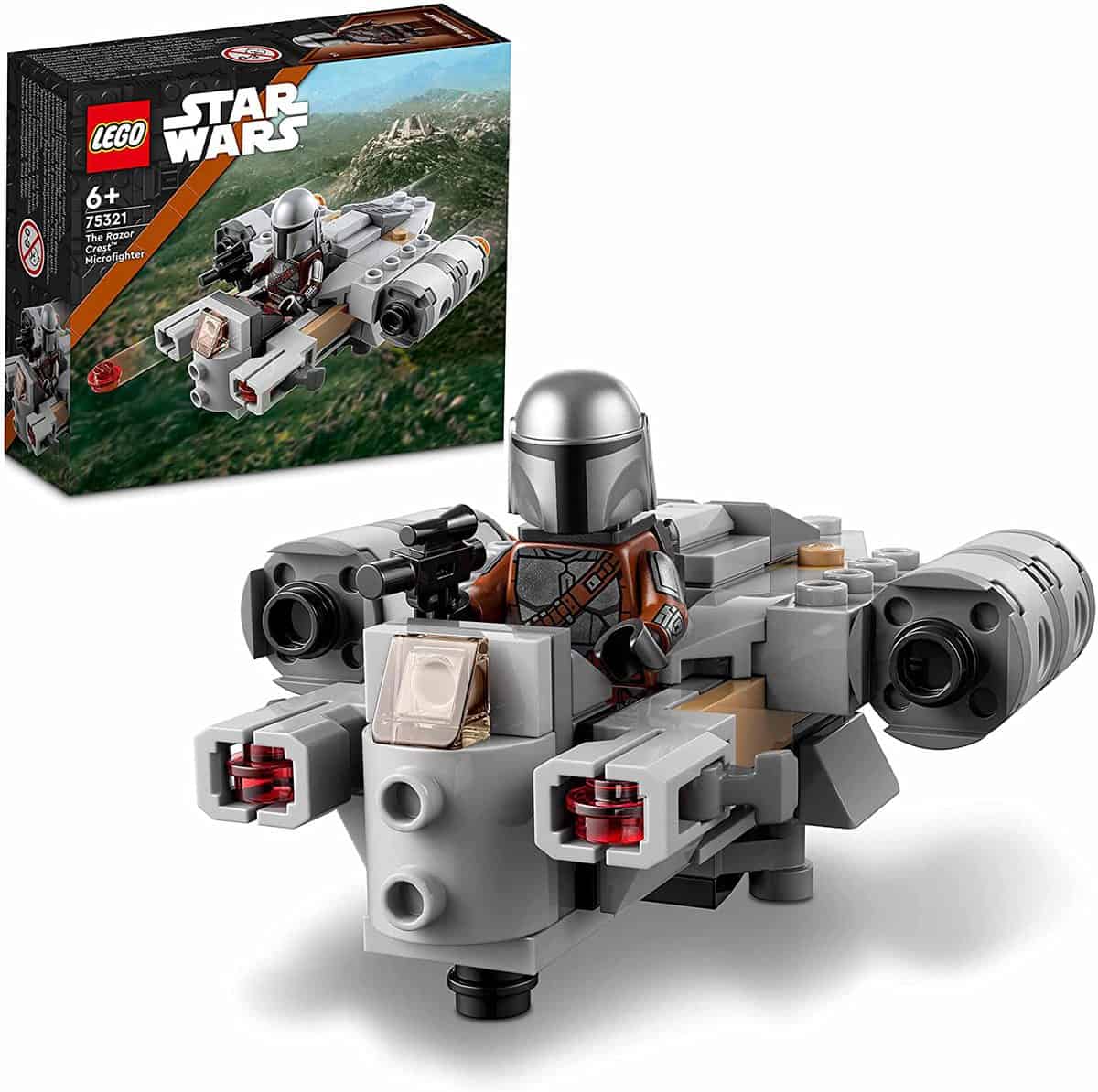 LEGO (75321) Star Wars Razor Crest Microfighter mit Mandalorianischem Kanonenboot & Mandalorianer-Figur - für 6,63 € [Prime] statt 10,44 €