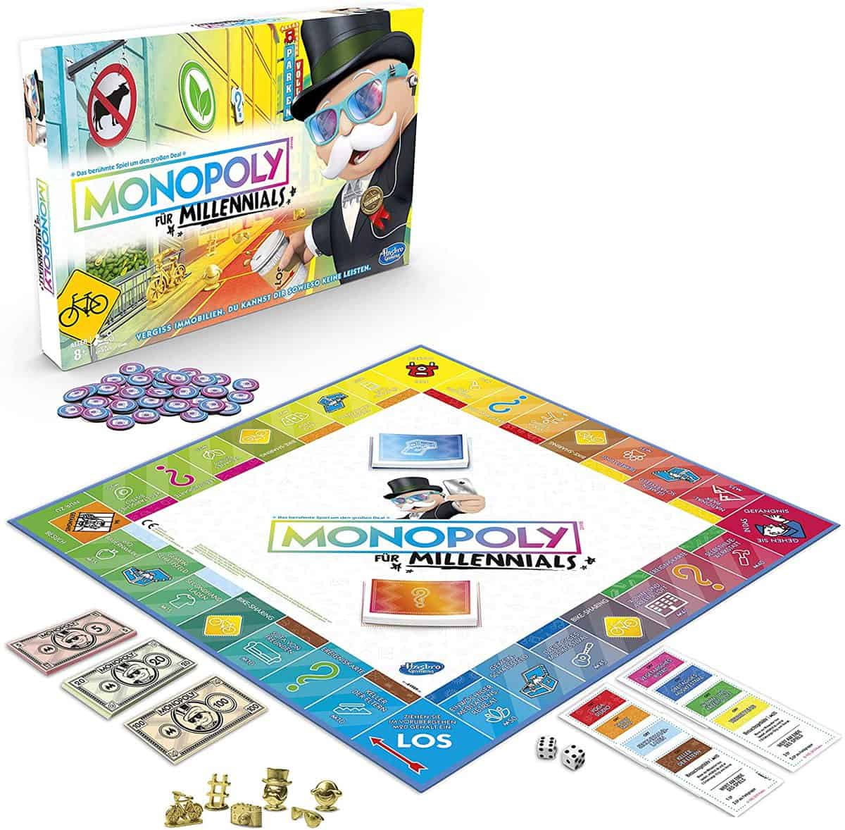 Hasbro: Monopoly für Millennials - für 13,10 € [Prime] statt 19,99 €