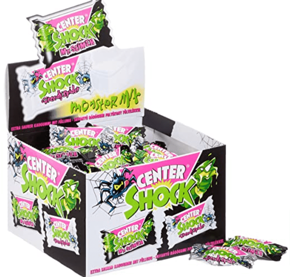 Center Shock Monster Mix Box Mit 100 Kaugummis Extra Sauer Cola Und Blutorangen Geschmack Amazon De Lebensmittel Getränke