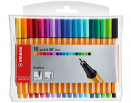 Fineliner – STABILO point 88 Mini – 18er Pack für 7,99 € inkl. Prime Versand (statt 10,99 €)