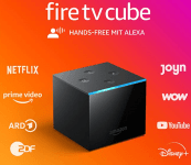 Fire TV Cube│Hands-free mit Alexa, 4K Ultra HD-Streaming-Mediaplayer für 59,99 € inkl. Versand