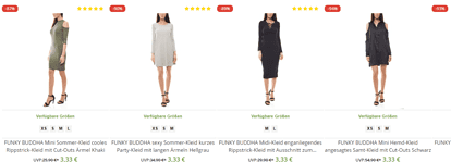 Outlet46: Kleider Sale – ab 3,33 € zzgl Versand