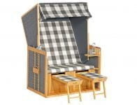 Sunny Smart Strandkorb Rustikal 10 Z (118 cm 160 x 80 cm) – für 399,00 € inkl. Versand statt 599,00 €