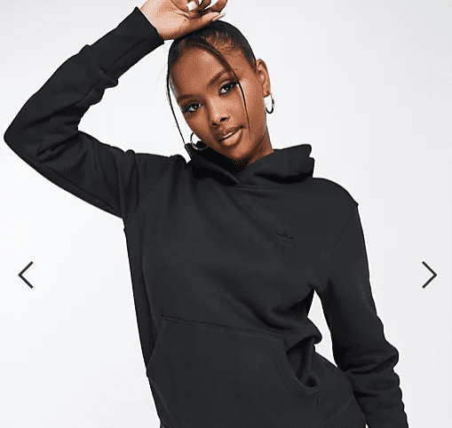 adidas Originals – Damen Kapuzenpullover (100% Baumwolle) in Schwarz für 31,20 € inkl. Versand