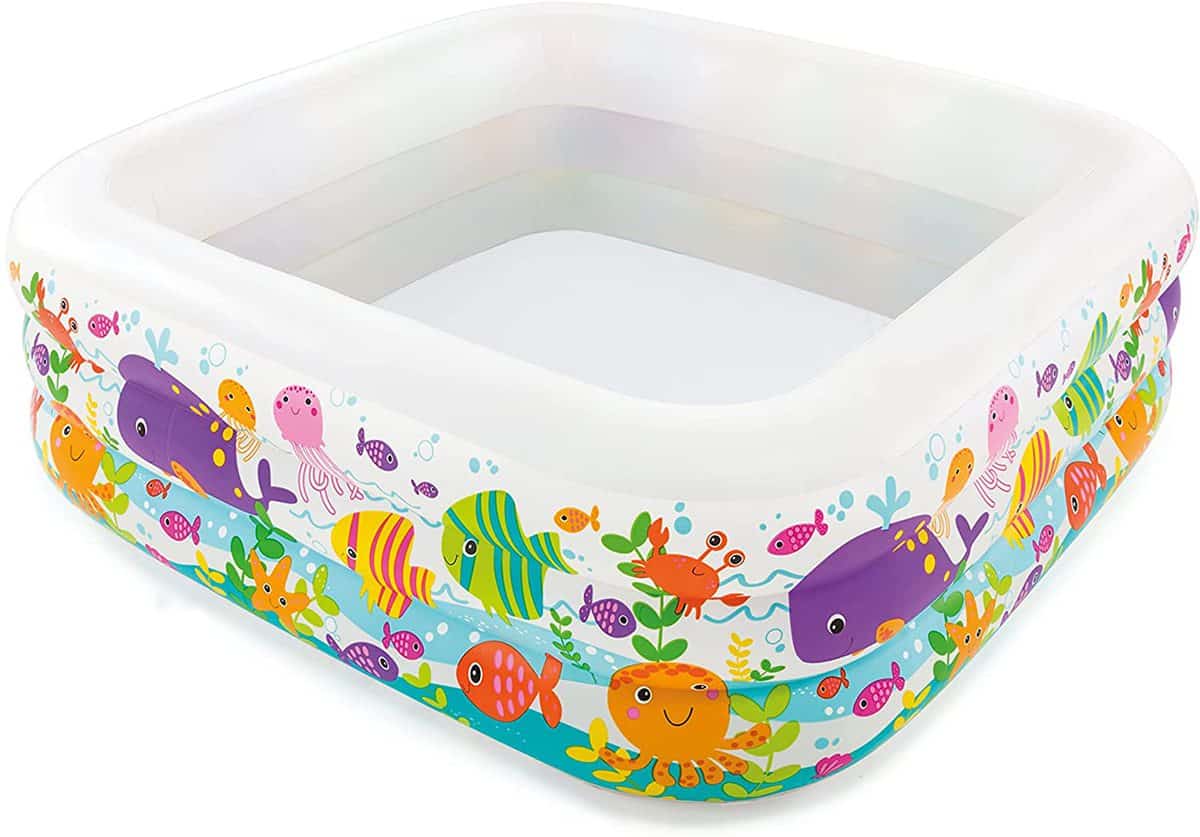 Intex See Aquarium Pool - Kinder Aufstellpool (159 x 159 x 50 cm ) - für 11,90 € [Prime] statt 17,94 €