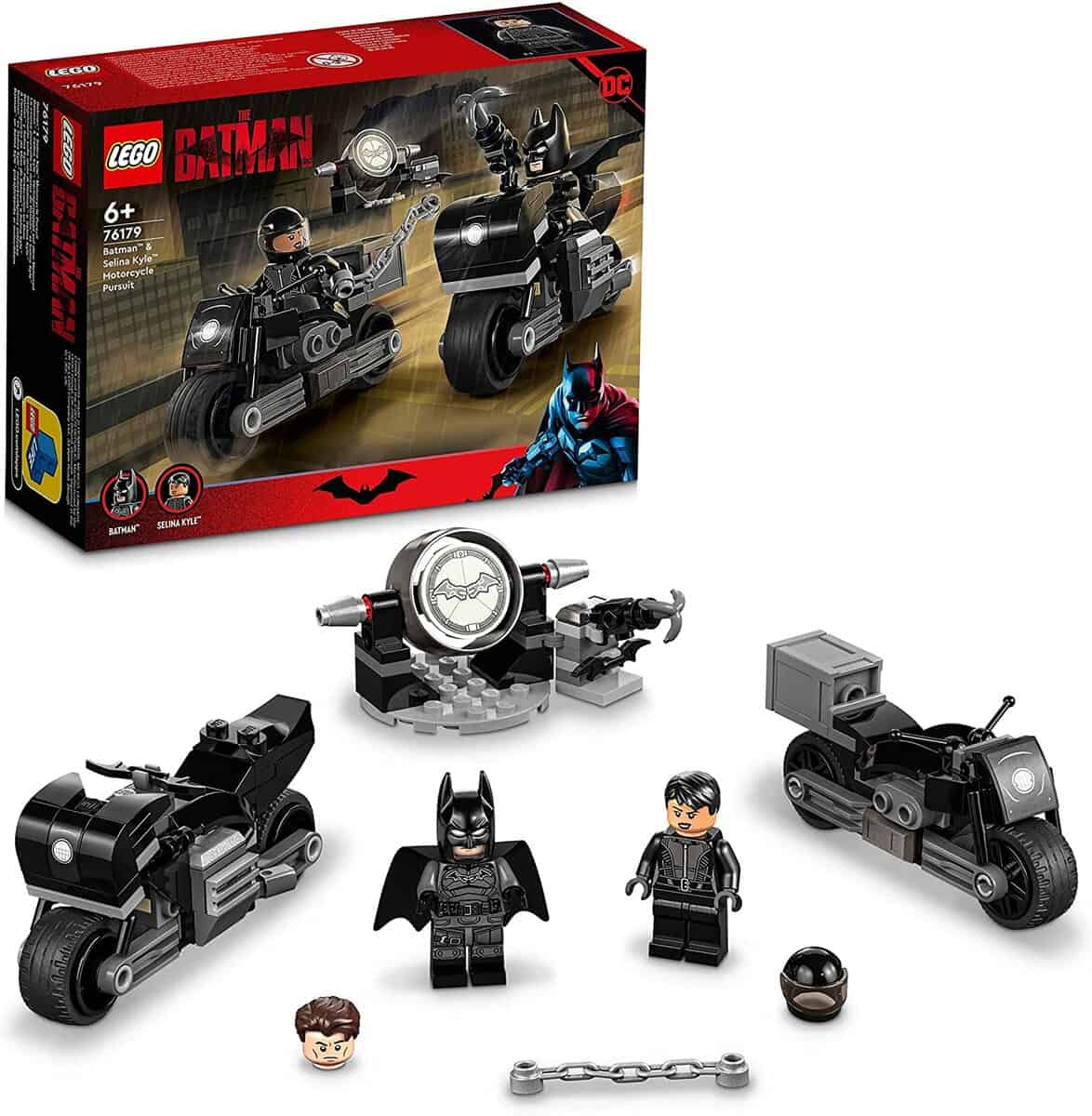 LEGO 76179 DC Batman & Selina Kyle: Verfolgungsjagd auf dem Motorrad - für 10,33 € [Prime] statt 13,39 €