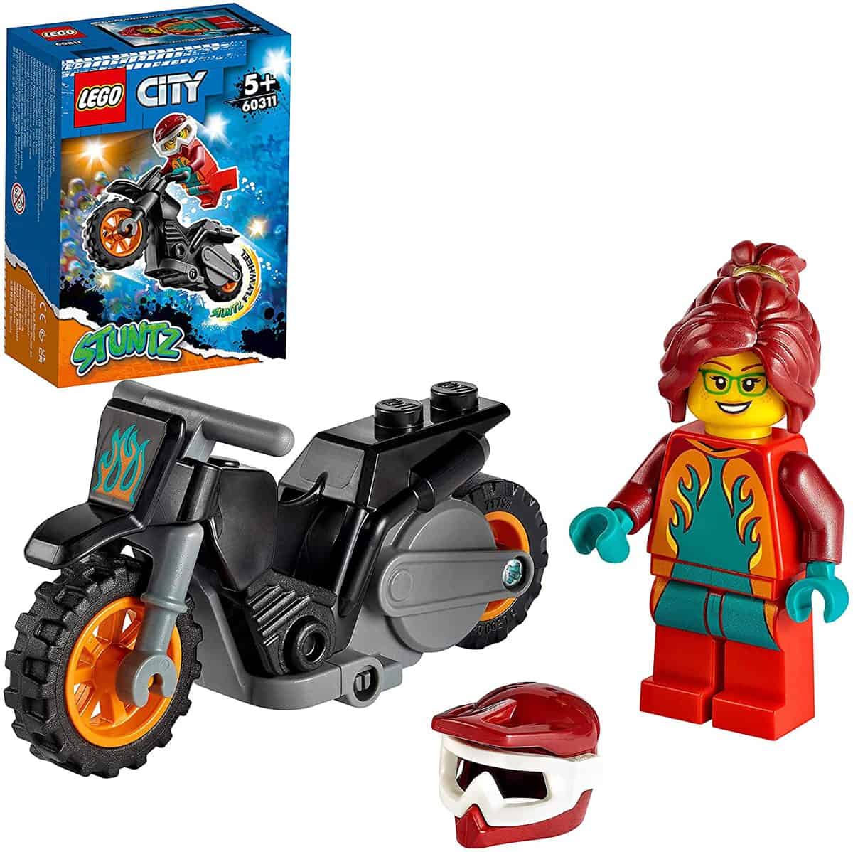 LEGO 60311 City Stuntz Feuer-Stuntbike - für 5,35 € [Prime] statt 7,99 €