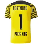 BVB Replica Heimspieltrikot fuer Herren 21 22 Cyber Yellow Puma Black PUMA