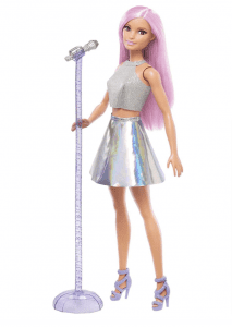 2x Barbie FXN98 - Sängerin-Puppe mit Mikrofon und pinkfarbenem Haar für 7,06 € inkl. Prime Versand (statt 12,29 €)