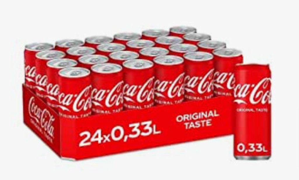 CocaCola Einweg Dosen 24er Pack (24 x 330 ml) ab 13,49 € zzgl. Pfand