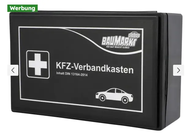 KFZ-Verbandkasten (DIN 13164) für 4,99 € [Reservierung & Abholung im Markt] statt 10,00 €
