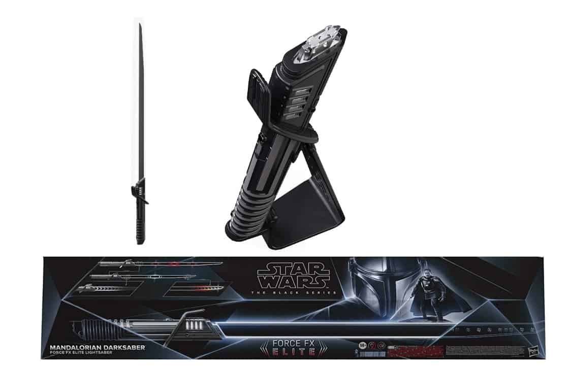Hasbro Star Wars The Mandalorian Darksaber Black Series Force FX Elite Lichtschwert, mit Licht und Sound - für 188,15 € inkl. Versand statt 299,95 €