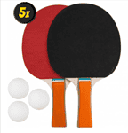JELEX Topspin 2er-Set Tischtennis Schläger mit 3 Bällen für 8,94 € inkl. Versand