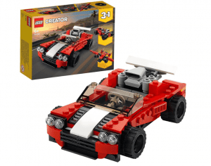 LEGO 31100 Creator 3-In-1 Sportwagen Spielzeug Set mit Spielzeugauto für 6,34 € inkl. Prime Versand (statt 9,29 €)