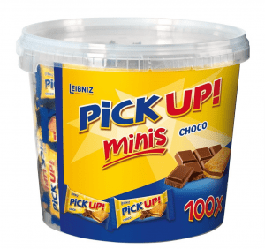 Leibniz PiCK UP! Minis Choco - Mini Keksriegel - 100 Einzelpackungen in der Vorteilsbox ab 12,49 € inkl. Prime Versand (statt 18,39 €)