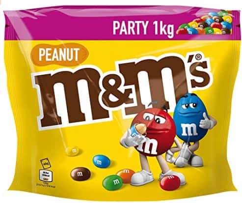 M M S Peanut Grosspackung Schokolade Schokolinsen Mit Erdnusskern Party Mix 1 Packung 1 X 1Kg Amazon De Lebensmittel Getraenke