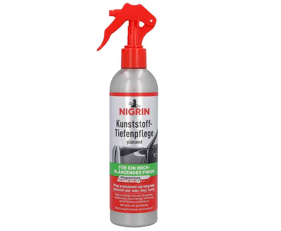 NIGRIN 74016 Kunststoff-Tiefenpflege (300 ml, glänzend) - für 4,39 € [Prime] statt 6,49 €