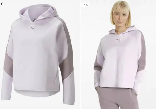 Puma Damen Sportsweatshirt Evostripe für 29,95 € inkl. Versand