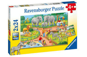 Ravensburger Kinderpuzzle - 07813 Ein Tag im Zoo für 2,89 € inkl. Prime Versand (statt 10,59 €)
