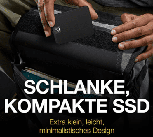 Seagate Expansion externe 2.5 Zoll 1 TB SSD Festplatte 1000MB/s für 89,99 € (Prime)