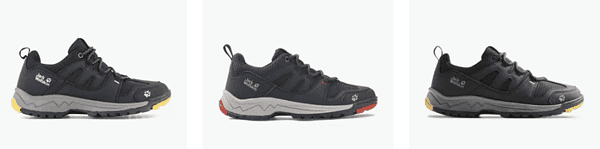 Jack Wolfskin Kinder Trekkingschuh K WOLF HIKER LOW K in vers. Farben für 39,99 € inkl. Versand