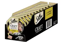 Sheba Katzenfutter Nassfutter Craft Collection Pastete mit feinen Stueckchen mit Gefluegel 22 Schalen