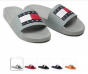 Tommy Jeans Mens Flag Pool Slide Pantoletten (5 Farben, Gr. 40 bis 46) ab 30,00 € inkl. Versand