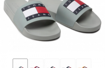 Tommy Jeans Mens Flag Pool Slide Pantoletten