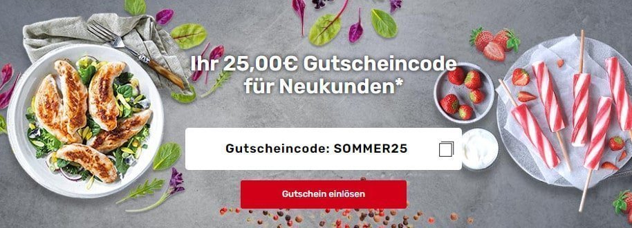 Eismann: 25,00 € Rabatt ab 50,00 € MBW für Neukunden