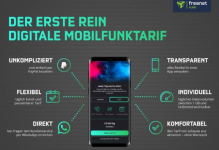 freenet Funk: Allnet Flat mit1 GB-Tarif für 0,69 €/Tag oder freenet Funk unlimited-Tarif für 0,99 €/ Tag täglich kündbar