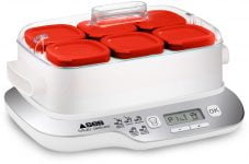 Seb YG660100 Joghurtbereiter (6 rote Töpfe, Joghurt, 5 automatische Programme) – für 64,74 € inkl. Versand statt 93,09 €