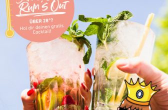 Gratis Bacardi Cocktails 🍹 im SAUSALITOS bei über 28 Grad