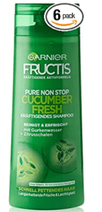 Garnier Erfrischendes Und Kraeftigendes Shampoo Gegen Fettiges Haar Mit Gurkenwasser Und Zitronensch