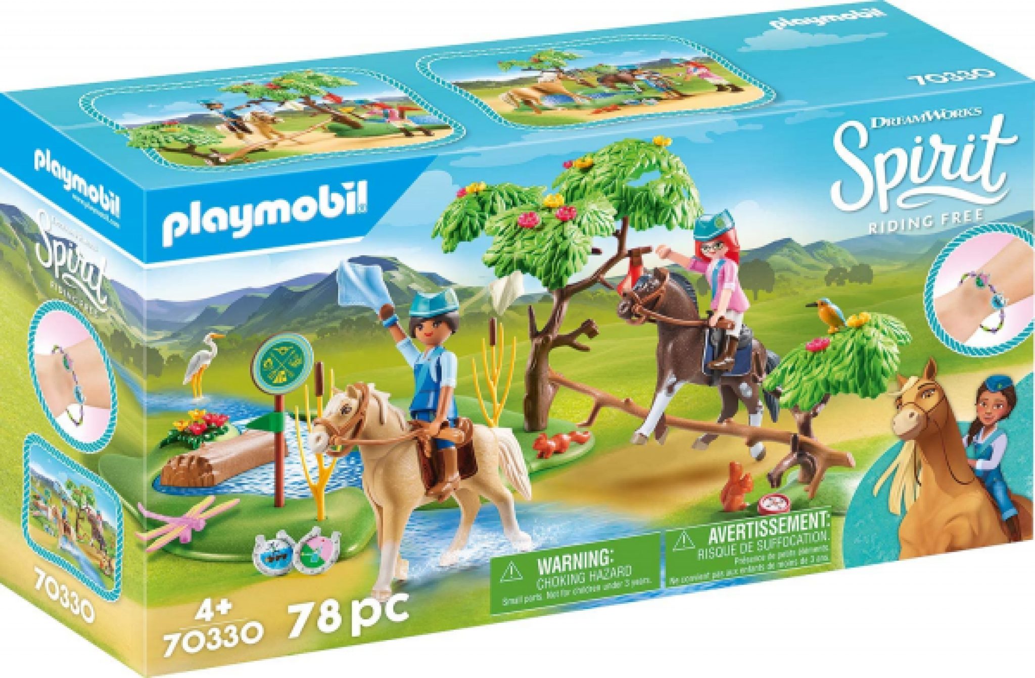 Playmobil 70330 DreamWorks Spirit Herausforderung am Fluss mit PRU und ...