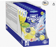 WC Frisch Kraft Aktiv Felgenhaenger frischer Blumenduft 10 Stueck 1er Pack Amazon.de Drogerie