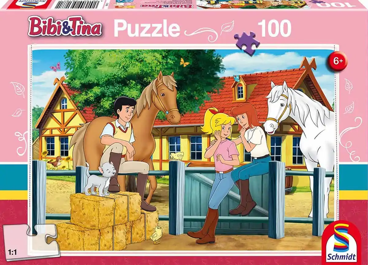 Schmidt Spiele 56187 Bibi und Tina „Auf dem Martinshof“ – 100 Teile Kinderpuzzle für 4,19 € inkl. Prime-Versand (statt 11,84 €)