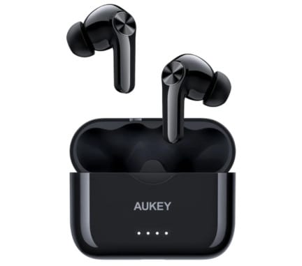 Aukey EP-T28 TWS In-Ears mit bis zu 25h Laufzeit mit Lade-Case,Bluetooth 5,Berührungssteuerung für 17,39 € inkl. Versand (statt 30,00 €)
