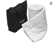 CURA Pearl Classic Gewichtsdecke 135x200 7kg Anti Stress Therapiedecke Schwere Decke fuer tiefen